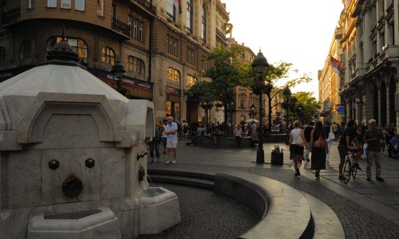 Immagine del centro storico di Belgrado